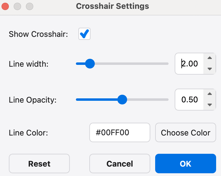 Crosshair Customization